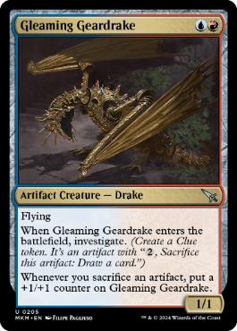 205)《煌く機械ドレイク/Gleaming Geardrake》[MKM] 金U | 日本最大級
