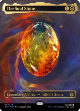 コズミック・Foil】(242)□ボーダーレス□《ソウル・ストーン/The Soul