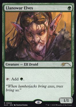 Foil】《ラノワールのエルフ/Llanowar Elves》[EMA] 緑C | 日本最大級