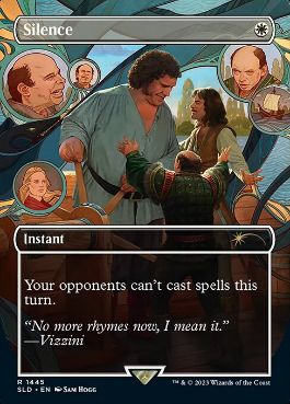 Foil】(1445)□ボーダーレス□《沈黙/Silence》[SLD] 白 | 日本最大級