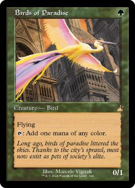 極楽鳥/Birds of Paradise》[M12] 緑R | 日本最大級 MTG通販サイト