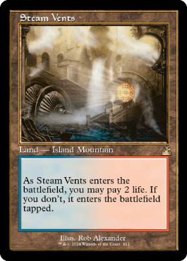 蒸気孔/Steam Vents》[RTR] 土地R | 日本最大級 MTG通販サイト「晴れる屋」