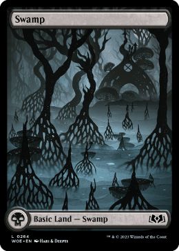 264)□フルアート□《沼/Swamp》[WOE] 土地 | 日本最大級 MTG通販