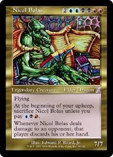 ニコル・ボーラス/Nicol Bolas》[LEG] 金R | 日本最大級 MTG通販サイト