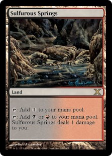 買取：《硫黄泉/Sulfurous Springs》[10ED] 土地R | 日本最大級 MTG