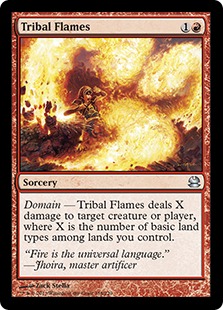 部族の炎/Tribal Flames》[MMA] 赤U | 日本最大級 MTG通販サイト
