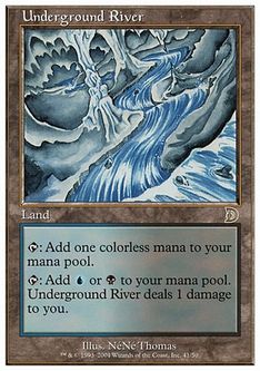 買取：《地底の大河/Underground River》[DKM] 土地R | 日本最大級 MTG
