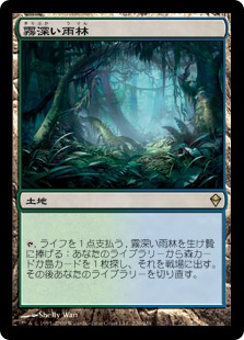 霧深い雨林/Misty Rainforest》[ZEN] 土地R | 日本最大級 MTG通販
