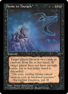 トーラックへの賛歌/Hymn to Tourach》(Illust.Susan Van Camp)[FEM