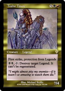 サーボ・タヴォーク/Tsabo Tavoc》[INV] 金R | 日本最大級 MTG通販