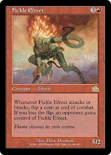 移り気なイフリート/Fickle Efreet》[PCY] 赤R | 日本最大級 MTG通販