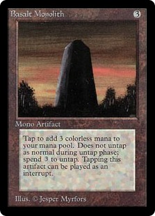玄武岩のモノリス/Basalt Monolith》[3ED] 茶U | 日本最大級 MTG通販
