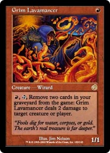 Foil】《渋面の溶岩使い/Grim Lavamancer》[TOR] 赤R | 日本最大級 MTG