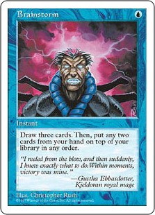 渦まく知識/Brainstorm》[5ED] 青C | 日本最大級 MTG通販サイト