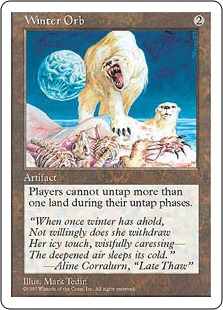 □黒枠□《冬の宝珠/Winter Orb》[4EDBB] 茶R | 日本最大級 MTG通販