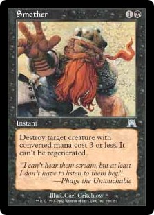 燻し/Smother》[ONS] 黒U | 日本最大級 MTG通販サイト「晴れる屋」