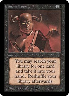 悪魔の教示者/Demonic Tutor》[LEB] 黒U | 日本最大級 MTG通販サイト