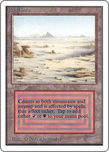 買取：《Badlands》[3ED] 土地R | 日本最大級 MTG通販サイト「晴れる屋」