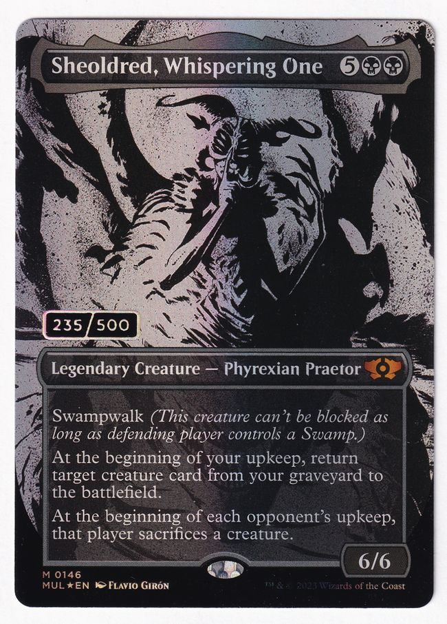 ダブルレインボウ・Foil】(146)《囁く者、シェオルドレッド/Sheoldred