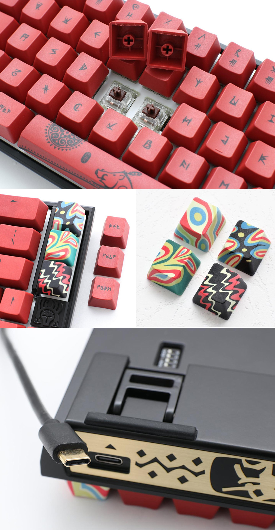 Buy Ducky Year of the Pig Mini RGB Mech Keyboard Cherry Silver