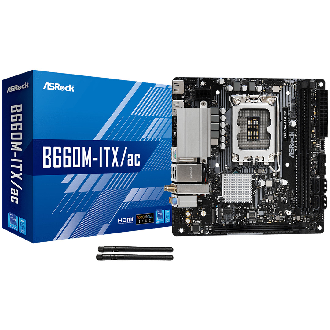 ASRock B660M ITX 12400F Starter Pack | PC Case Gear