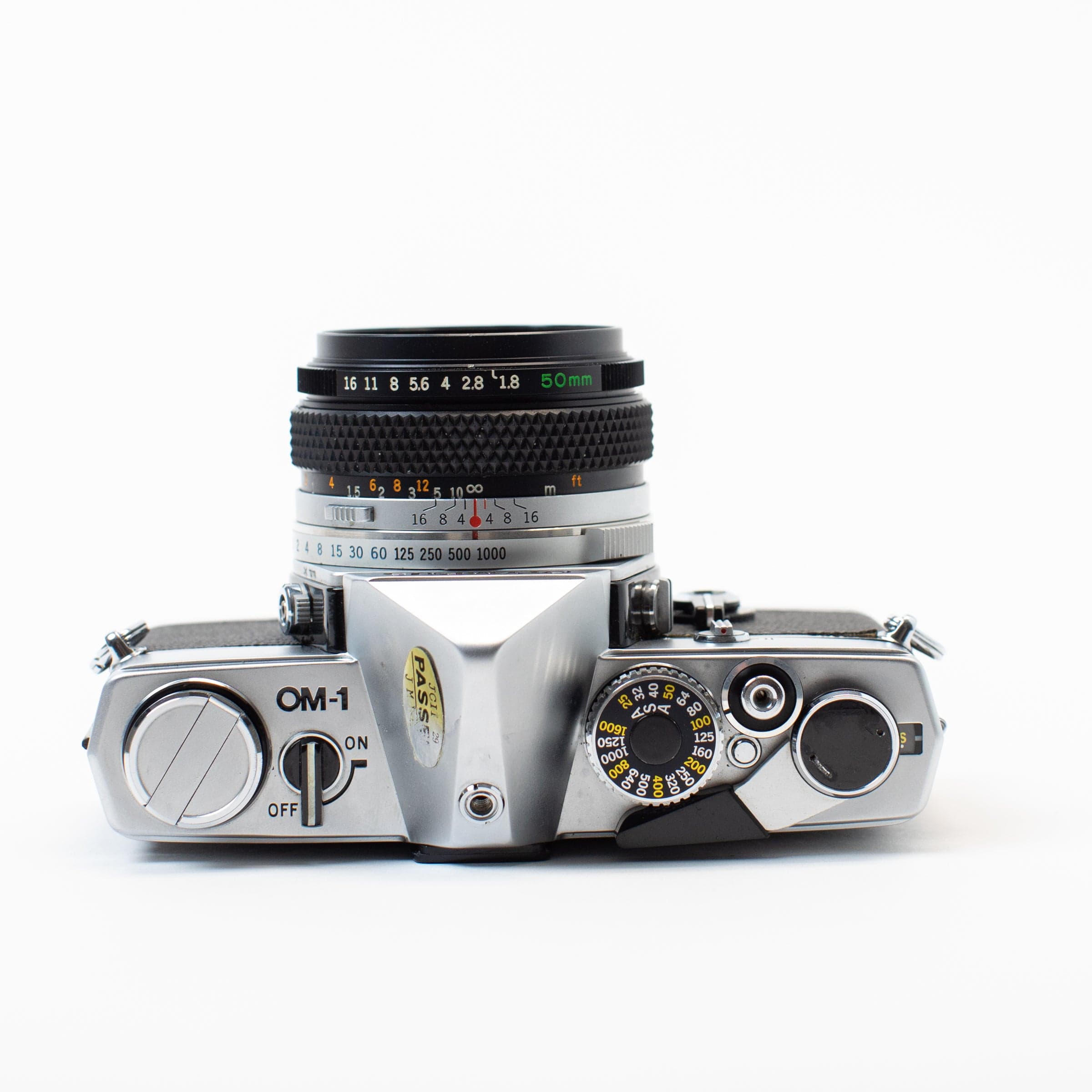 Olympus OM-1 with 50mm f/1.8 lens, recent CLA – Film Supply Club