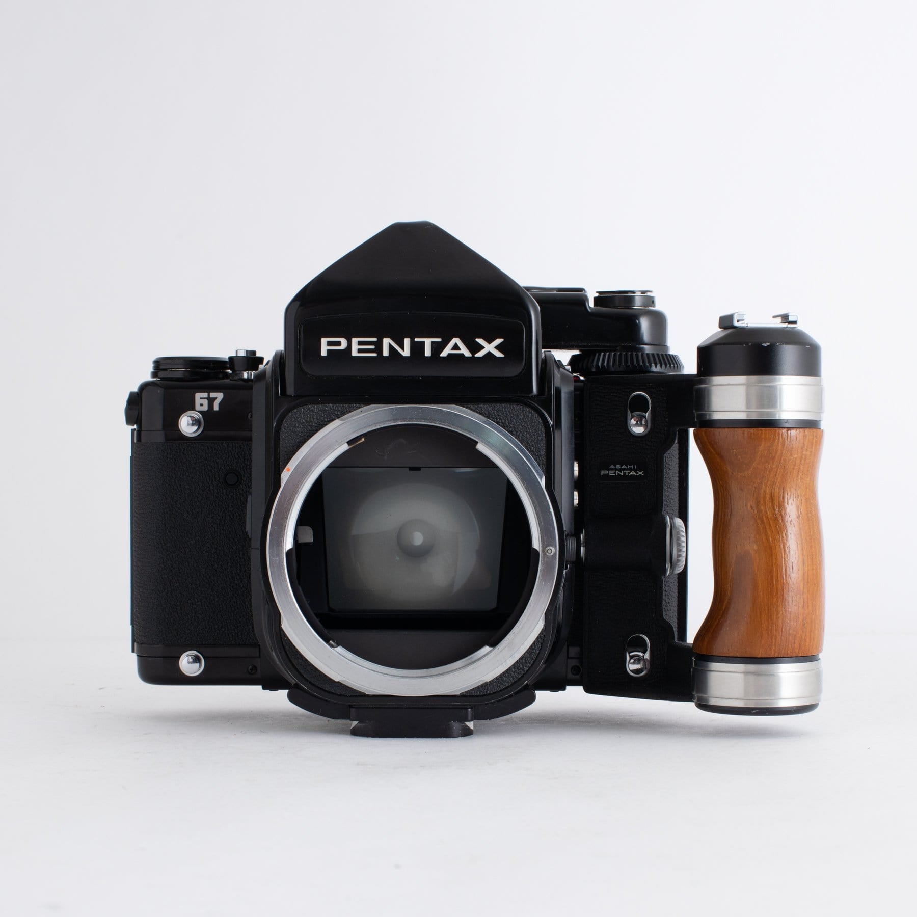 Pentax 67 with Wooden Handle – Film Supply Club