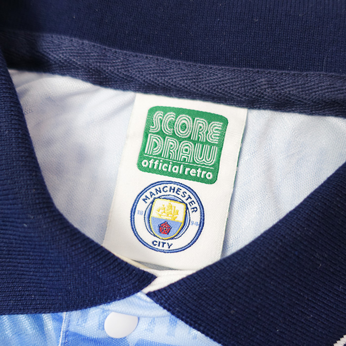 マンチェスターシティ 89-91 ホーム 半袖 レトロ ユニフォーム (復刻