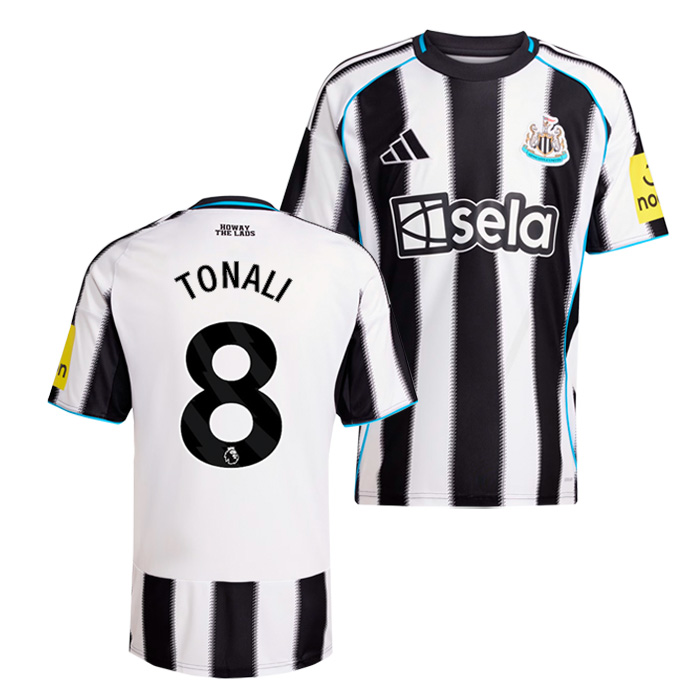 ニューカッスル 25-26 ホーム 半袖 ユニフォーム No.8 トナーリ