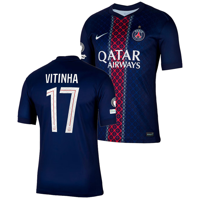 パリ・サンジェルマン 25-26 ホーム 半袖 ユニフォーム No.17