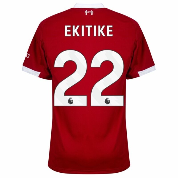 リバプール 25/26 ウーゴ・エキティケ 公式ユニフォーム ホーム 半袖