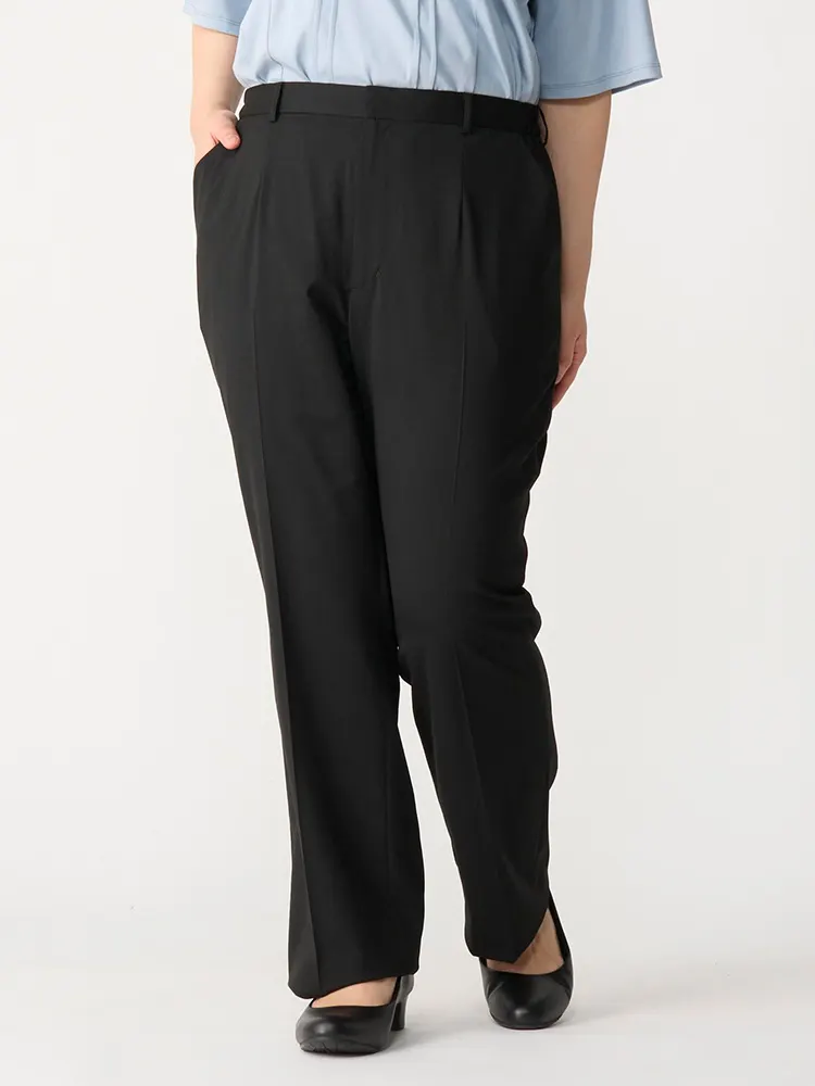 黒無地】ストレッチパンツ | フォーエル公式通販