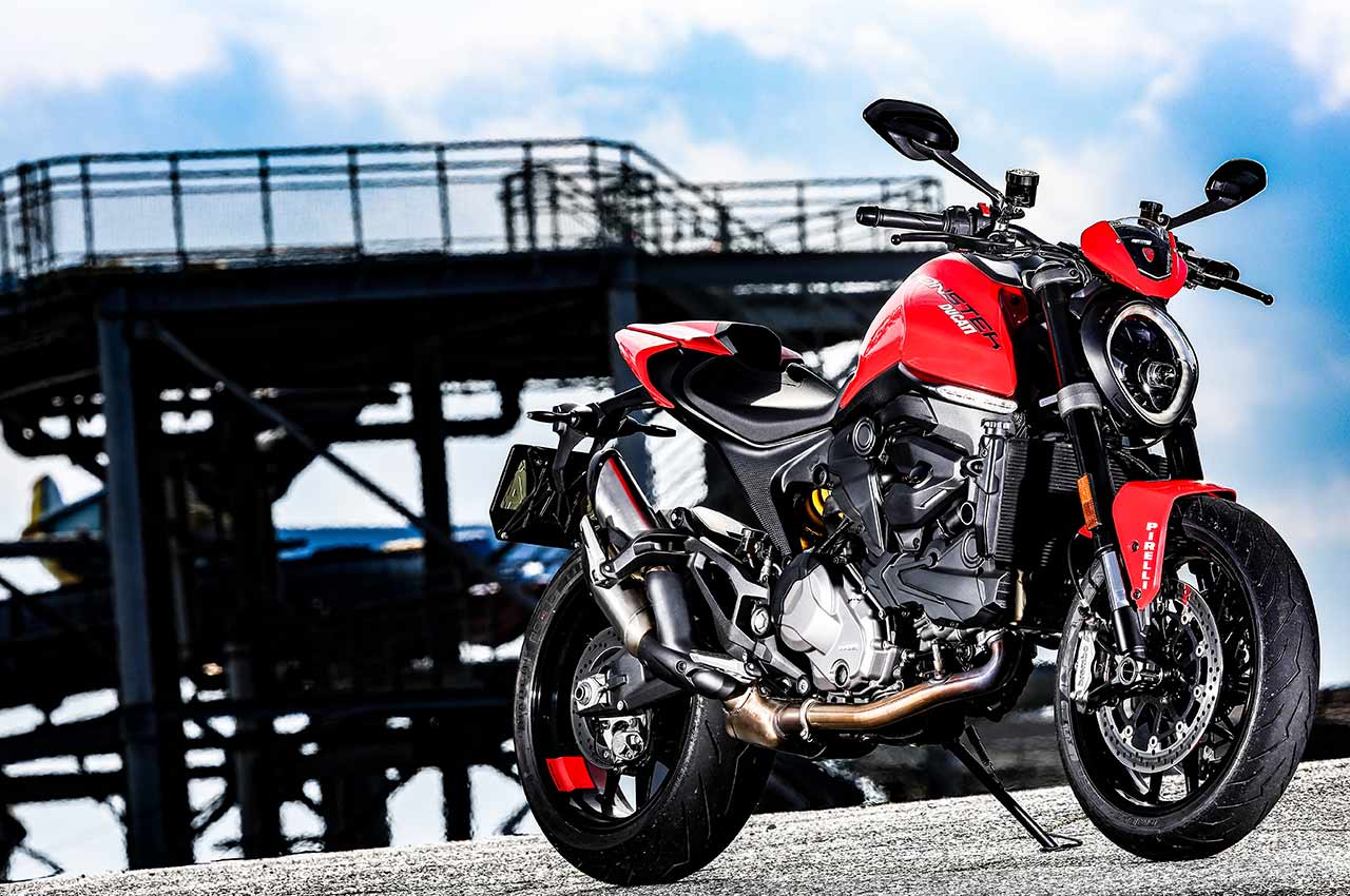 ドゥカティ モンスター＋試乗【前モデルより18kg軽量化！ ドゥカティ