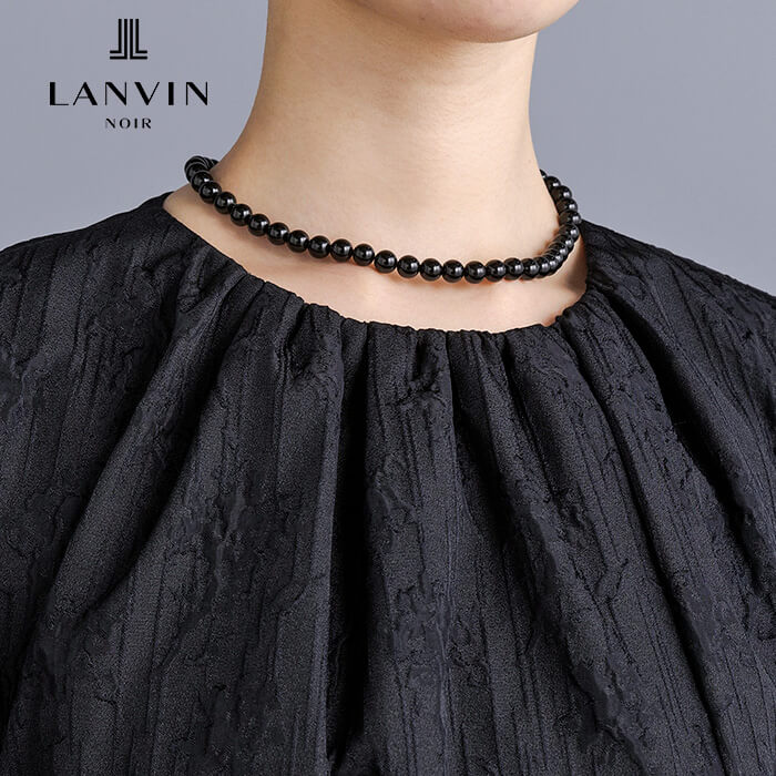 グラフィカルモチーフのジャカードワンピース 9号・ブラック｜東京