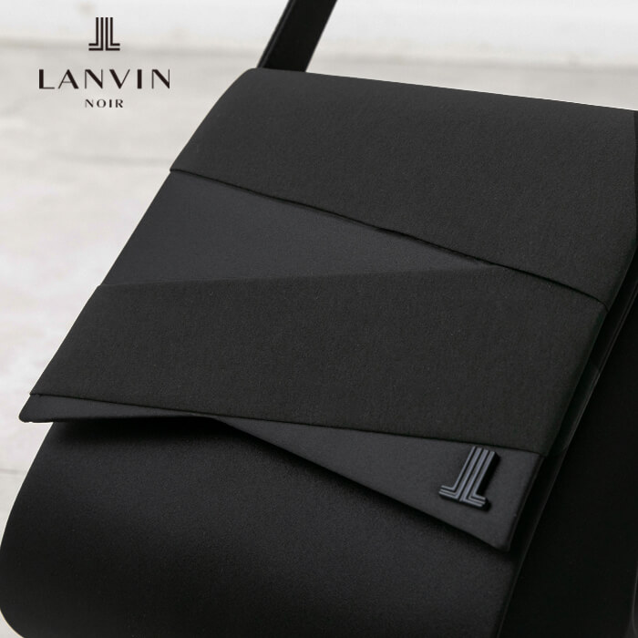 モダンな切り替えデザインバッグ ・ブラック｜東京ソワールオンライン