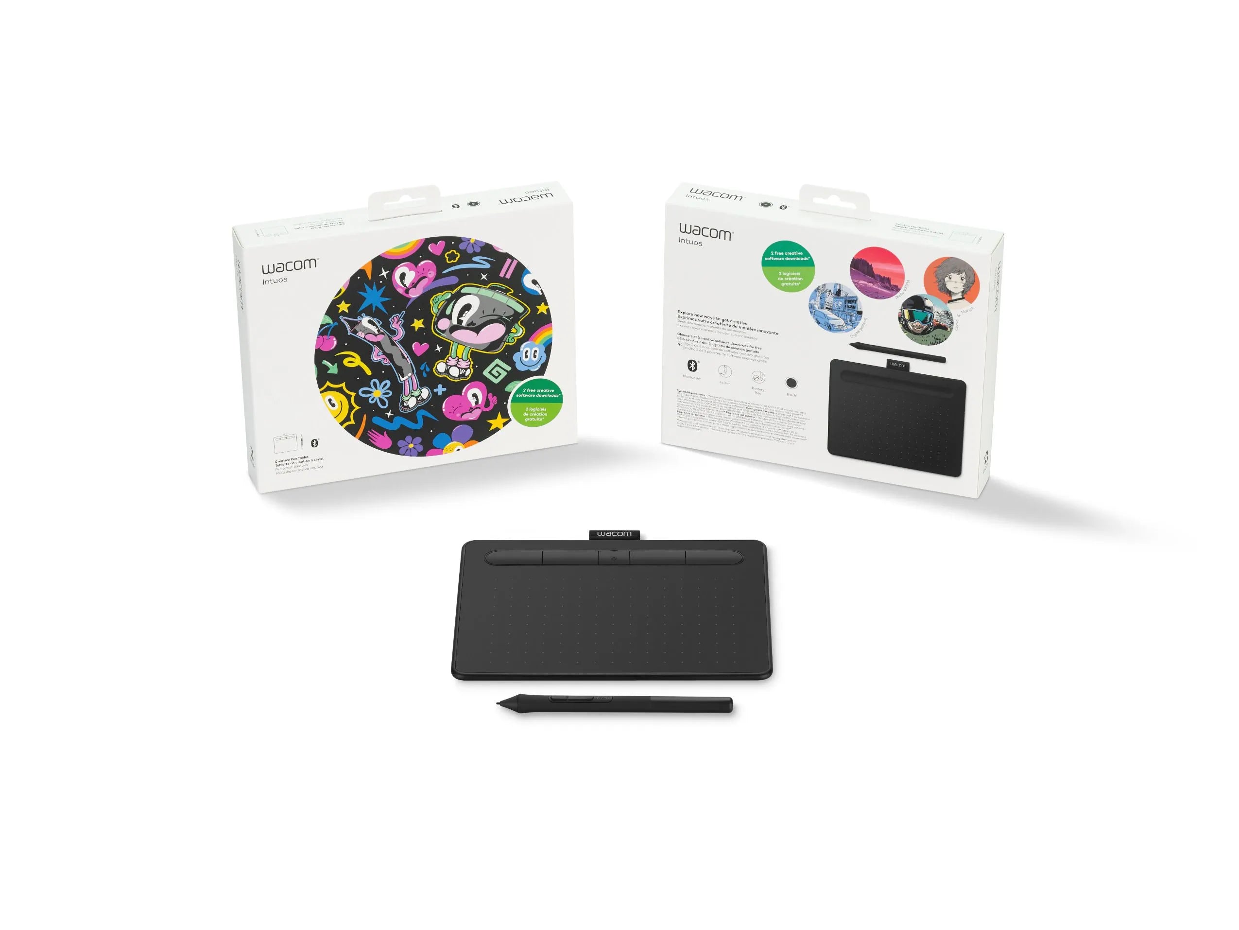 Wacom Intuos S Bluetooth Manga Edition - Black | CTL-4100WLK-M