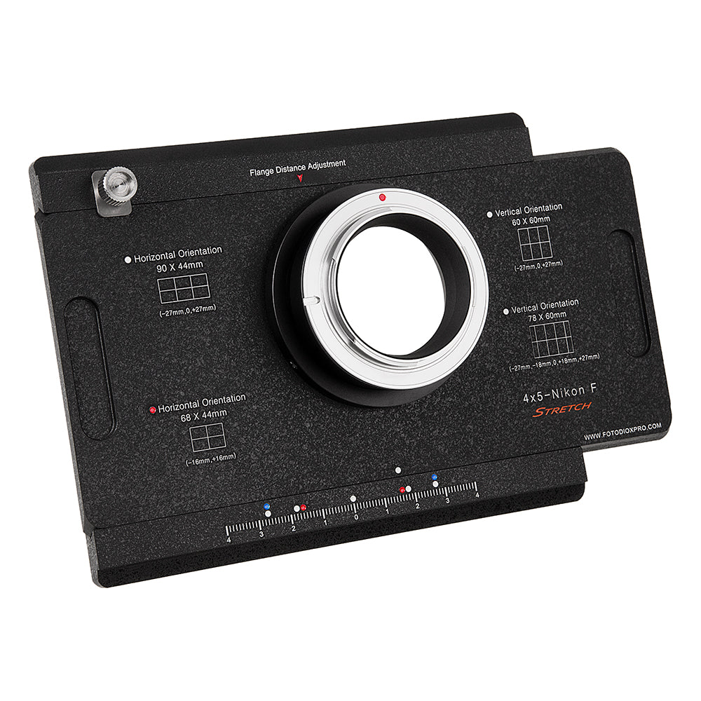 Pro Shift/Stitch Adapter - Nikon F Mount Cameras to 4x5 View