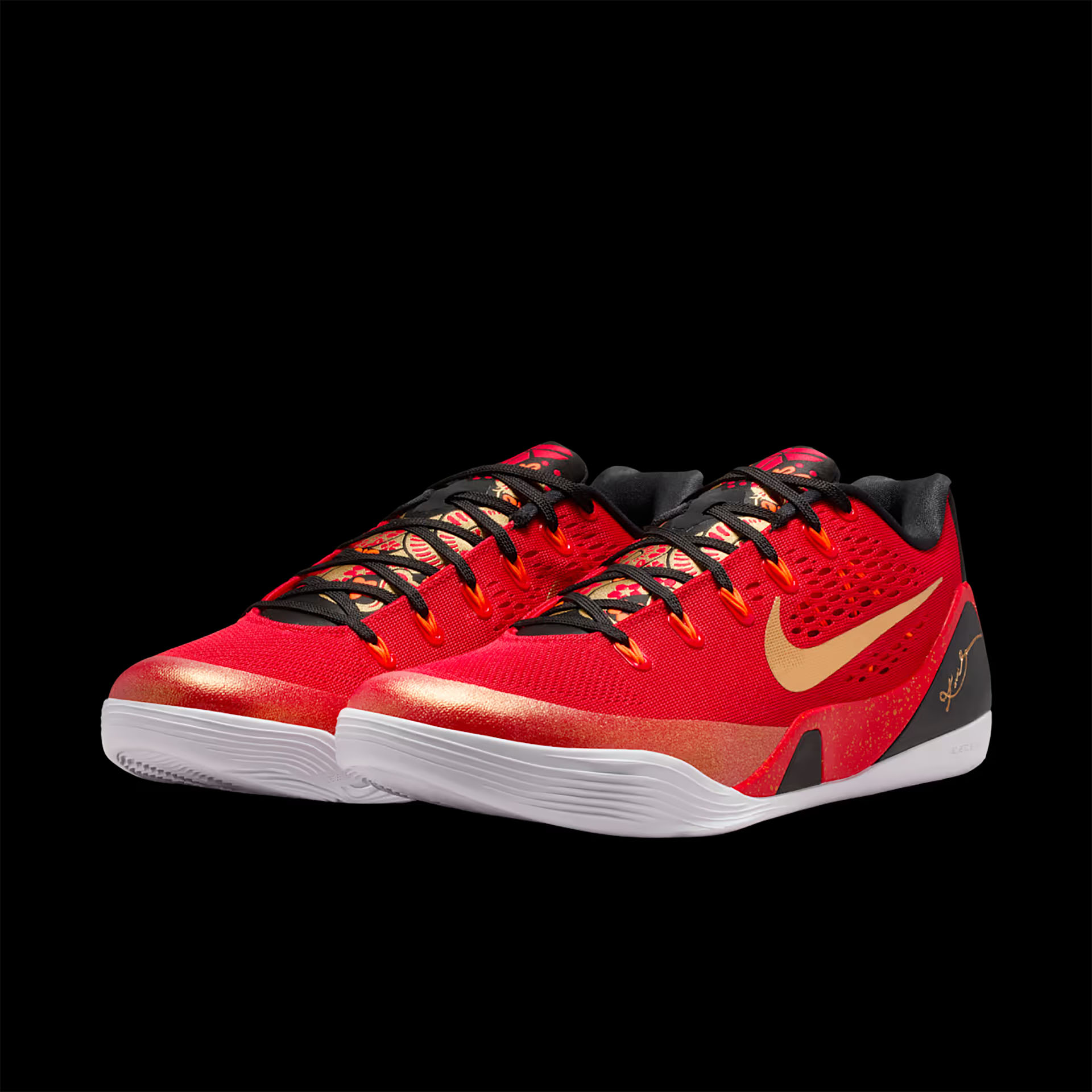 KOBE IX EM PROTRO 'University Red & Metallic Gold' ｜ FLY