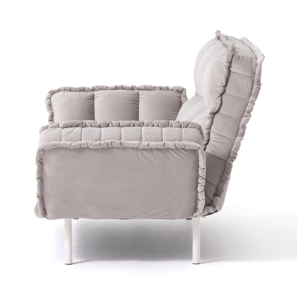 ピソラ コンパクトソファベッド 2 グレー（W1270～1720） | Francfranc