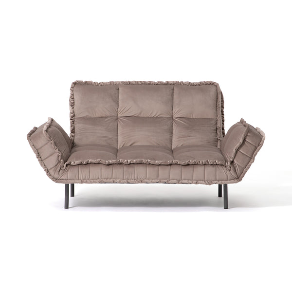 ピソラ コンパクトソファベッド 2 グレージュ（W1270～1720