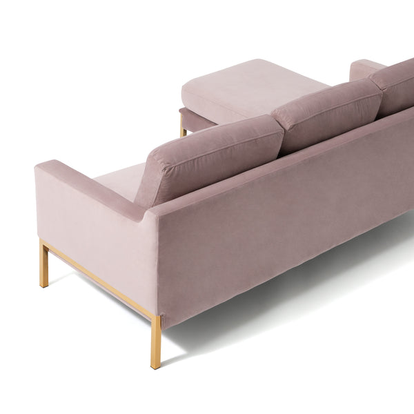 スプラン ソファ 3S ピンク（カウチソファ）（W1830） | Francfranc