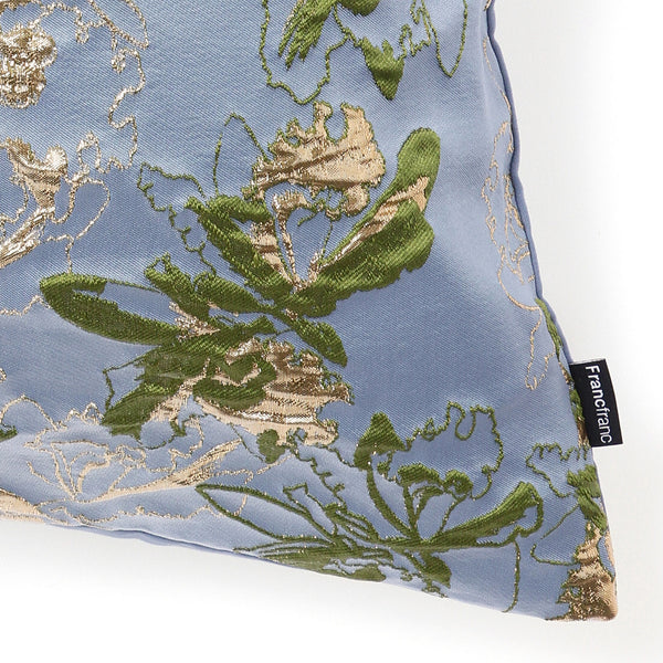 JQフラワー クッションカバー 45×45 ブルー（B040） | Francfranc