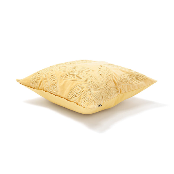 コードドローイング クッションカバー 450×450 イエロー（098