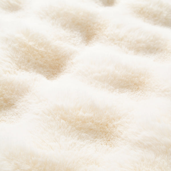 WARMY ポコモコファー 掛け布団カバー シングル ホワイト | Francfranc