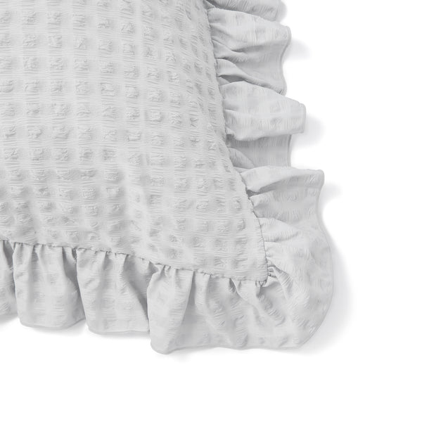 フリルチェック 寝具カバーセット シングル グレー | Francfranc