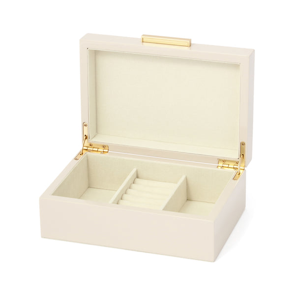 ラッカー ストライプ ジュエリーボックス S ピンク | Francfranc