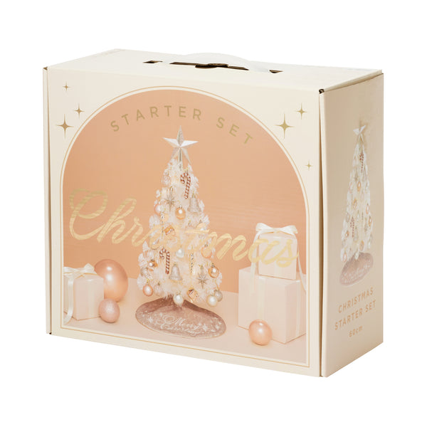 クリスマスツリー スターターセット 60cm ホワイト | Francfranc