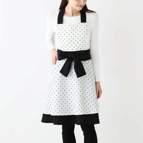 ドット フルエプロン ホワイト | Francfranc（フランフラン）公式通販