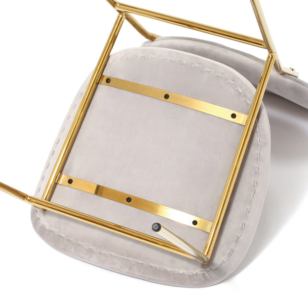 ベル チェア 2 グレー×ゴールド | Francfranc（フランフラン）公式通販