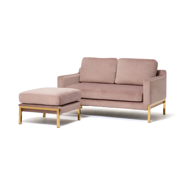 スプラン ソファ 2S ピンク（カウチソファ）（W1280） | Francfranc